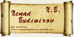 Nenad Budimirov vizit kartica